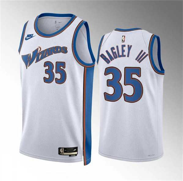 Men's Washington Wizards #35 Marvin Bagley III White Classic Edition Stitched Basketball Jersey Dzhi,We sell and wholesale Men's Washington Wizards #35 Marvin Bagley III White Classic Edition Stitched Basketball Jersey Dzhi on line form chian!